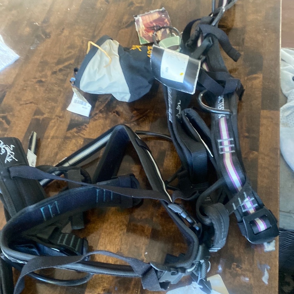 Rock climbing gear